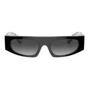 Stijlvolle zonnebril met uniek crosted ontwerp Dolce & Gabbana , Black...