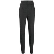 Stijlvolle Slim-fit Broeken Dolce & Gabbana , Black , Dames