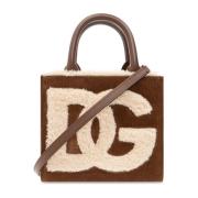 DG Daily Mini shopper tas Dolce & Gabbana , Brown , Dames
