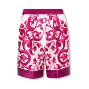 Zijden shorts Dolce & Gabbana , Pink , Dames