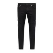 Cargo jeans Dolce & Gabbana , Black , Heren
