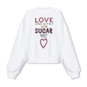 Bedrukte sweatshirt Dolce & Gabbana , White , Dames