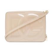 Schoudertas DG Logo Medium Dolce & Gabbana , Beige , Dames