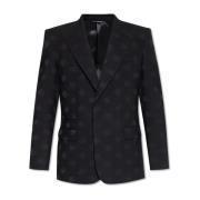 Blazer met logo Dolce & Gabbana , Black , Heren