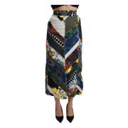 Geometrische Print Maxi Rok Dolce & Gabbana , Green , Dames