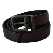 Duurzame leren Riem - Stijlvol en veelzijdig Dolce & Gabbana , Brown ,...