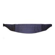 Blauwe Zijden Polka Dot Cummerbund Dolce & Gabbana , Blue , Heren