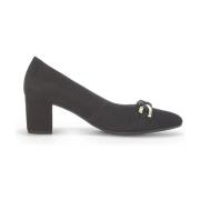 Stijlvolle Zwarte Pumps van Suède Gabor , Black , Dames