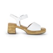 Lichtgewicht hoge hak sandalen Gabor , White , Dames