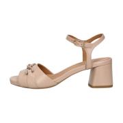 Elegant Sandal Heels Geox , Beige , Dames