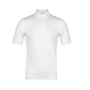 Klassiek Wit Poloshirt voor Mannen John Smedley , White , Heren