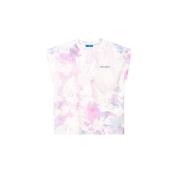 Tie Dye Crop Top Nina Ricci , Pink , Dames