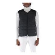 Stijlvolle Polyester Gilet voor Heren Rains , Black , Heren