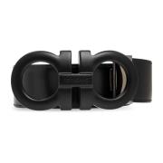 Omkeerbare Riem Salvatore Ferragamo , Black , Heren