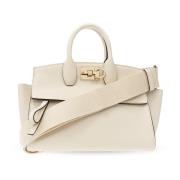 ‘The Studio Small’ schoudertas Salvatore Ferragamo , Beige , Dames