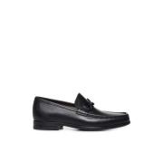 Zwarte Loafers van Kalfsleer Salvatore Ferragamo , Black , Heren