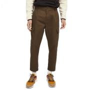 Slim-Fit Katoenen Cargo Broek Scotch & Soda , Green , Heren