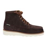 Donkerbruine Enkellaarzen Sebago , Brown , Heren