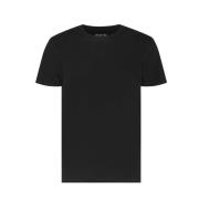 T-Shirts Selected Homme , Black , Heren