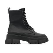 Zwarte Veterschoenen Steve Madden , Black , Dames