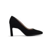 WABA_F22_ks Suède Pumps Unisa , Black , Dames