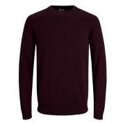 Round-neck Knitwear Jack & Jones , Purple , Heren