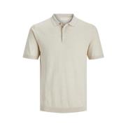 Klassieke Polo Shirt Jack & Jones , Beige , Heren