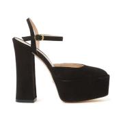 Hoge Plateaupumps Stuart Weitzman , Black , Dames