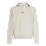 Beige Katoenen Hoodie voor Heren Jil Sander , Beige , Heren