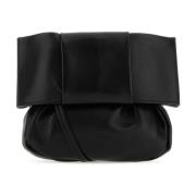 Zwarte Nappa Leren Bucket Tas Jil Sander , Black , Dames