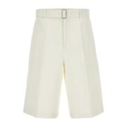 Koele en Comfortabele Bermuda Shorts voor Heren Jil Sander , White , H...