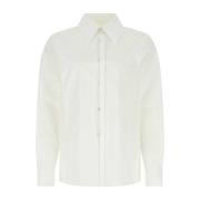 Oversized Poplin Overhemd Jil Sander , White , Dames