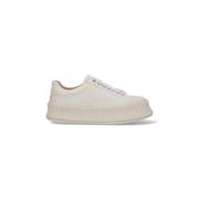 Witte Oversize Sneakers met Rubberen Details Jil Sander , White , Dame...