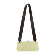 Pastelgroene Leren Schoudertas Jil Sander , Green , Dames