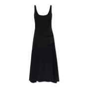 Zwarte jurk met decoratieve afwerking Jil Sander , Black , Dames