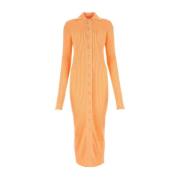 Pastel Oranje Overhemdjurk Jil Sander , Orange , Dames