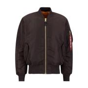 Klieke militaire vliegjas Ma-1 Alpha Industries , Brown , Heren