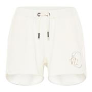 De Amicis Geborduurde Sweatshorts Carlo Colucci , White , Dames