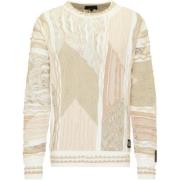 Exclusive Ronde Hals Pullover Comper Carlo Colucci , Beige , Heren