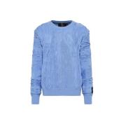 Senior Blauwe Sweatshirt, Stijlvol en Warm Carlo Colucci , Blue , Here...