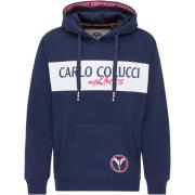 Atletico Sweathoodie Conto - Heren Sweatshirt Carlo Colucci , Blue , H...