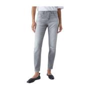 Slim-fit Grijze Denim Jeans Closed , Gray , Dames
