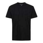 Zwart Stijlvol T-Shirt Majestic Filatures , Black , Heren