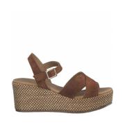 Platte sandalen Marco Tozzi , Brown , Dames