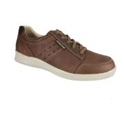 Sneaker/Los Voetbed Mephisto , Brown , Heren