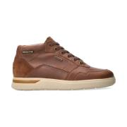 Sportieve Leren Enkellaars Mephisto , Brown , Heren