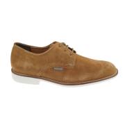 Elegante Suède Veterschoen Mephisto , Brown , Heren