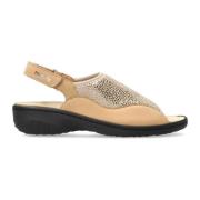 Comfortabele Gisella damessandaal Mephisto , Beige , Dames