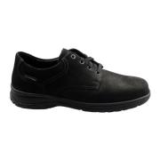 Iago Nubuck Veterschoenen voor Heren - Brede Pasvorm Mephisto , Black ...