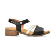 Stijlvolle dames sandaal met Soft-Air tussenzool Mephisto , Black , Da...